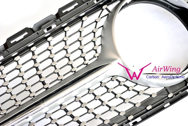 Mercedes-Benz W205 AMG diamond front grille 04